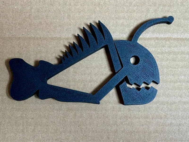 鮟鱇鱼艺术摆件 • Anglerfish Art Piece