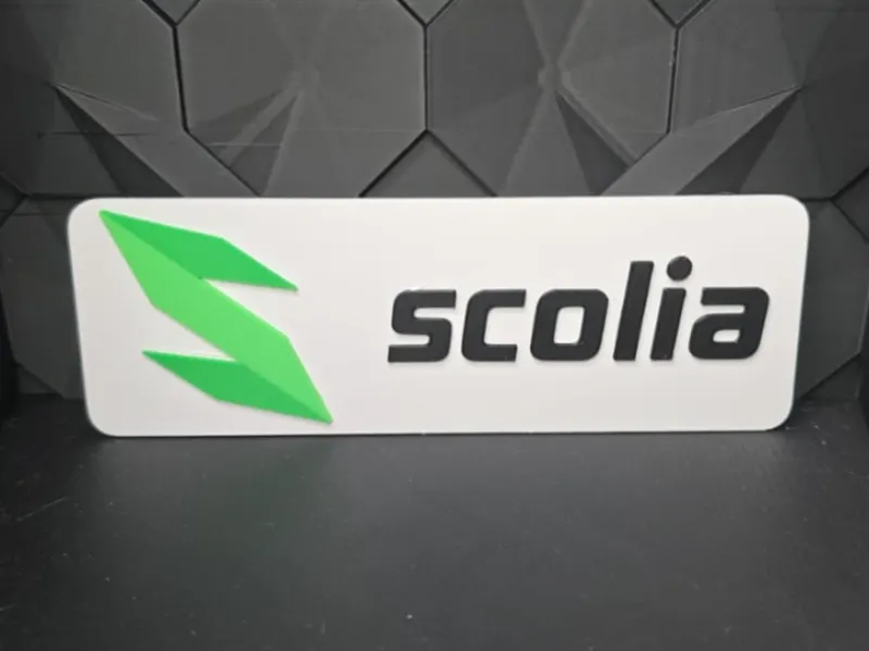 Scolia Schild/Sign