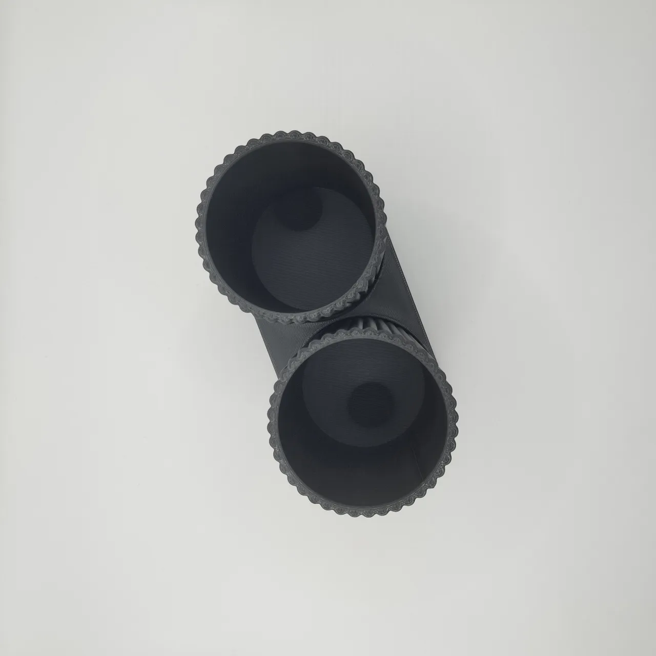 Ribbed Double Toothbrush Holder Set, Organizer view 4