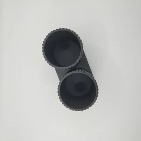 Ribbed Double Toothbrush Holder Set, Organizer view 4