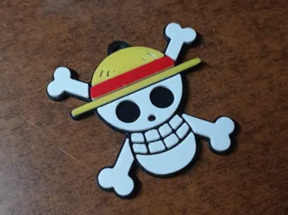 Portachiavi Jolly Roger One Piece senza AMS