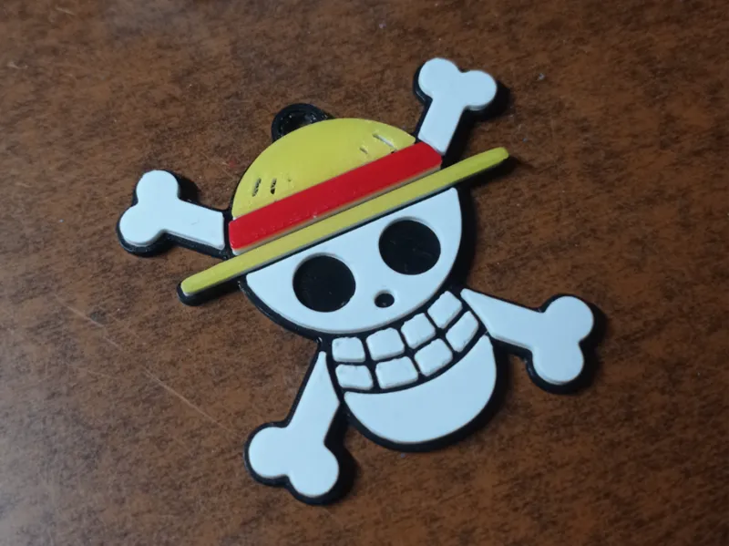 Portachiavi Jolly Roger One Piece senza AMS