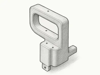 A1 Mini Rear Spool Mount with Offset Carry Handle