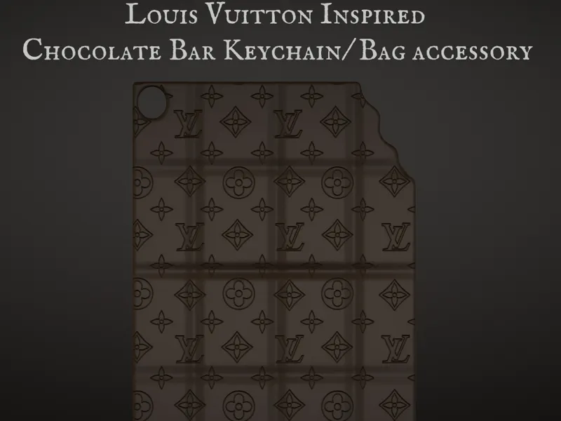 LV_luxury_keychain_Singlesided