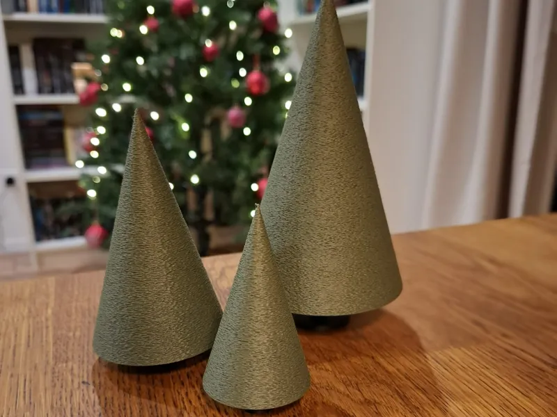 Deko Weihnachtsbaum mit Fuzzy-Skin