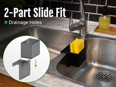 Sink Sponge Holder with Drainage Holes
