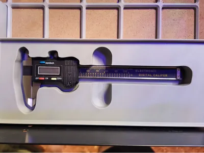 Pittsburgh 4" Digital Caliper Gridfinity Case