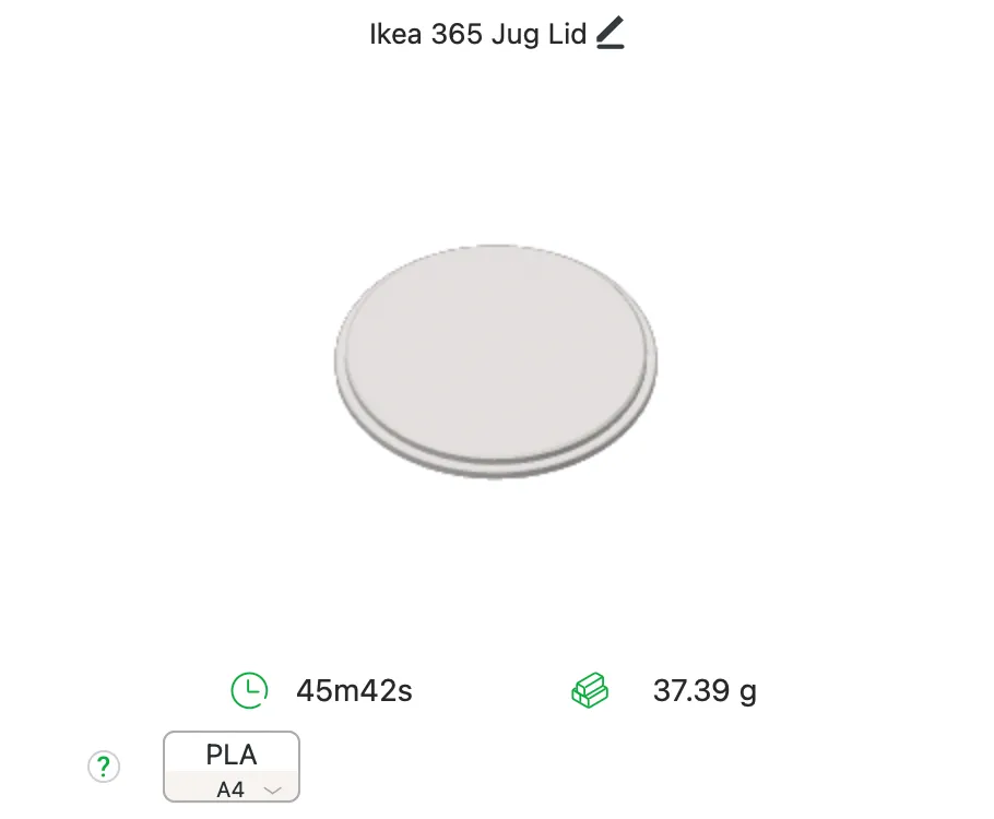 Couvercle pour carafe IKEA 365+