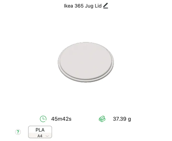 Couvercle pour carafe IKEA 365+