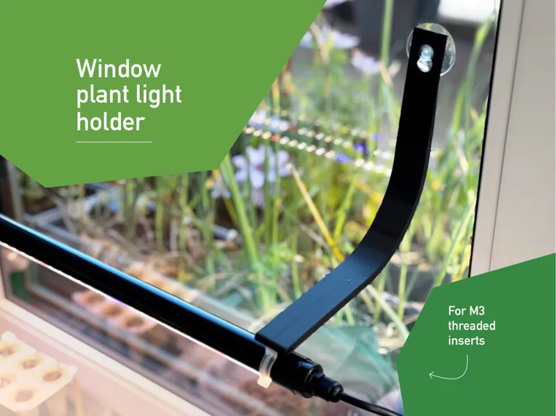 Window Plant Light Holder