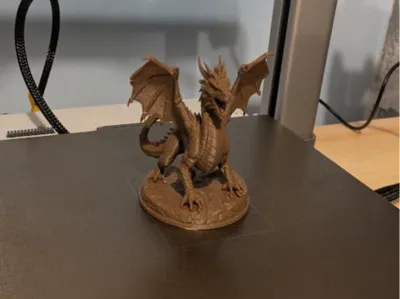 Test Dragon statue