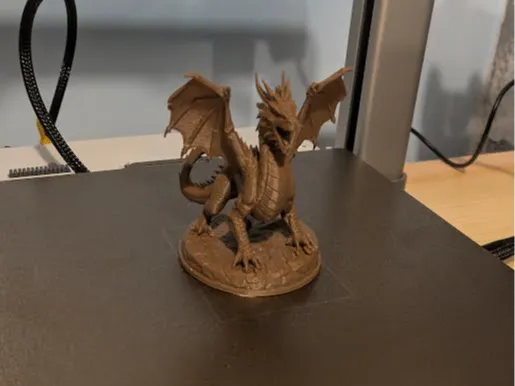Test Dragon statue