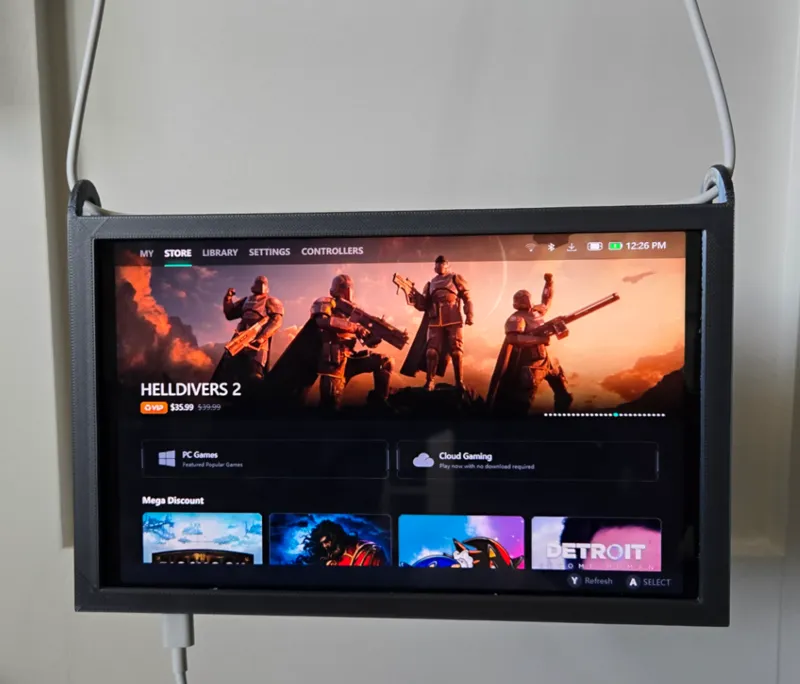 Legion Go Airplane Holder