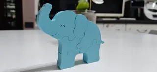 სპილოს 3D თავსატეხი thumbnail 1