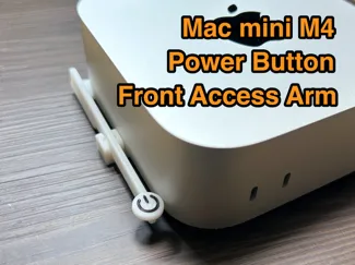 Mac mini M4 Power Button Front Access Arm