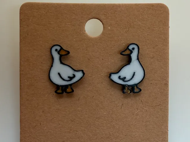 Goose Stud Earrings