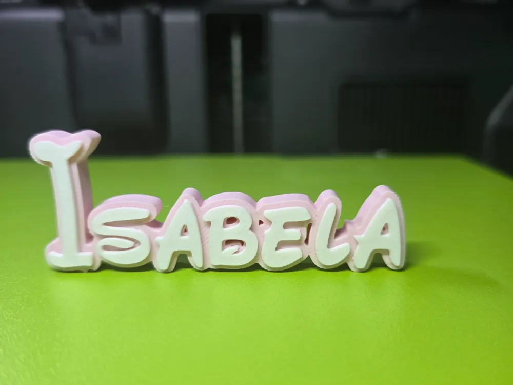 Modelo para impresión 3D: Isabela. Referencia del modelo original.