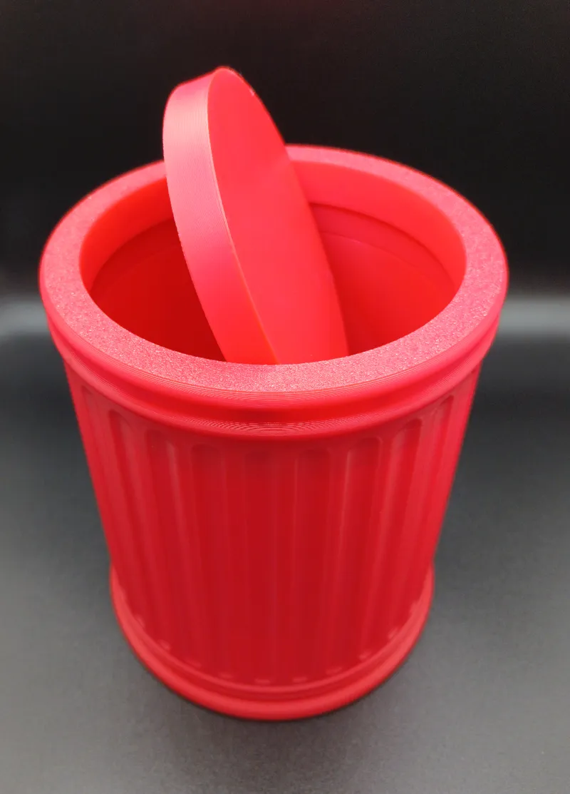 Fluted Column Mini Trash Can