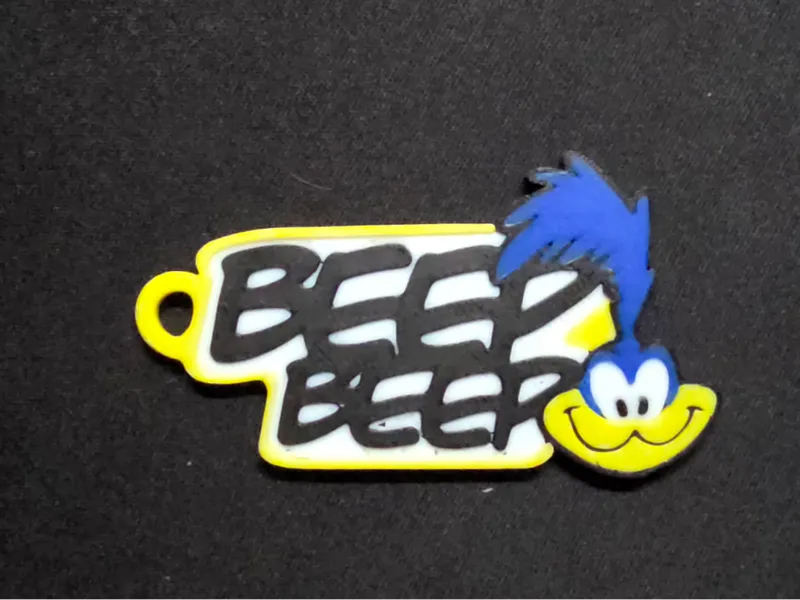 Roadrunner BEEP BEEP Keychain