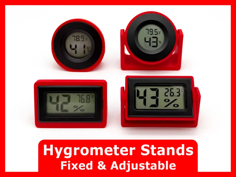 Hygrometer Stand - Fixed and Adjustable Angle