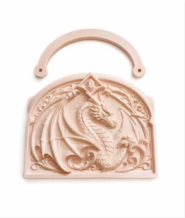 Adorno temático: Victorian Dragon Handbag – 3D Printable — vista de referencia 4