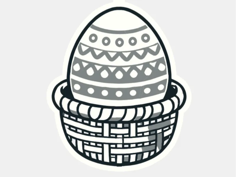Easter keychain