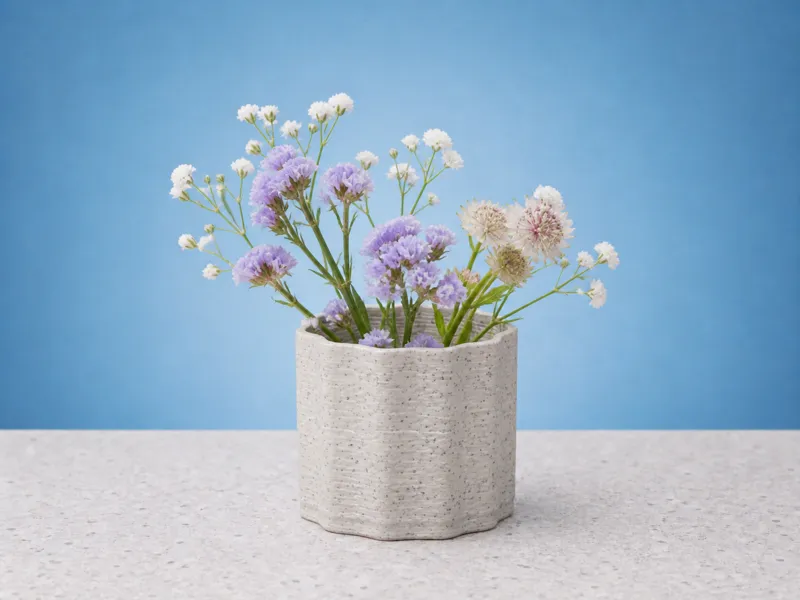 Modern Spiral Vase