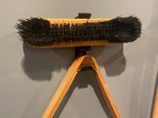 Billiard Rack Triangle and Brush Mount