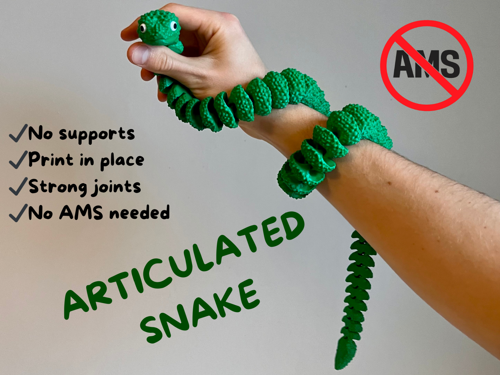 Fun Articulated Snake