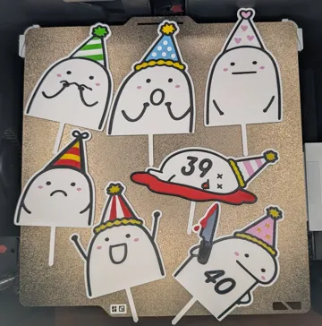 Soporte: Flork Birthday Cake Toppers – Customizable Numbers — vista de referencia 3