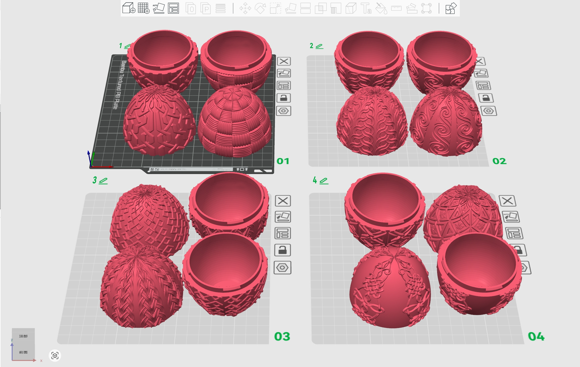 Miniatura 2 do modelo 3D 全新龙蛋 大合集-15种花纹