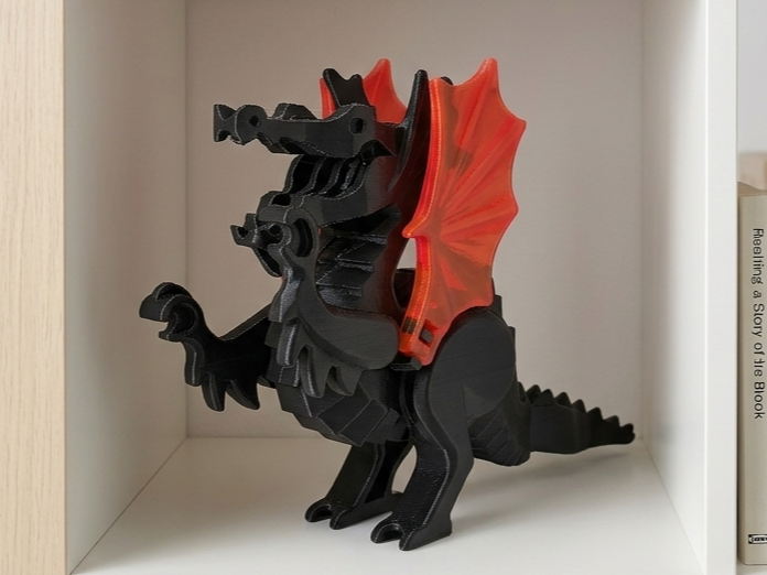 Drago Nero Fantasy da Collezione - LegoCastle