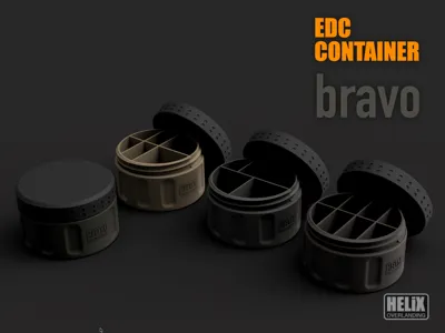 EDC Compartment Container – Multi-Slot Edition