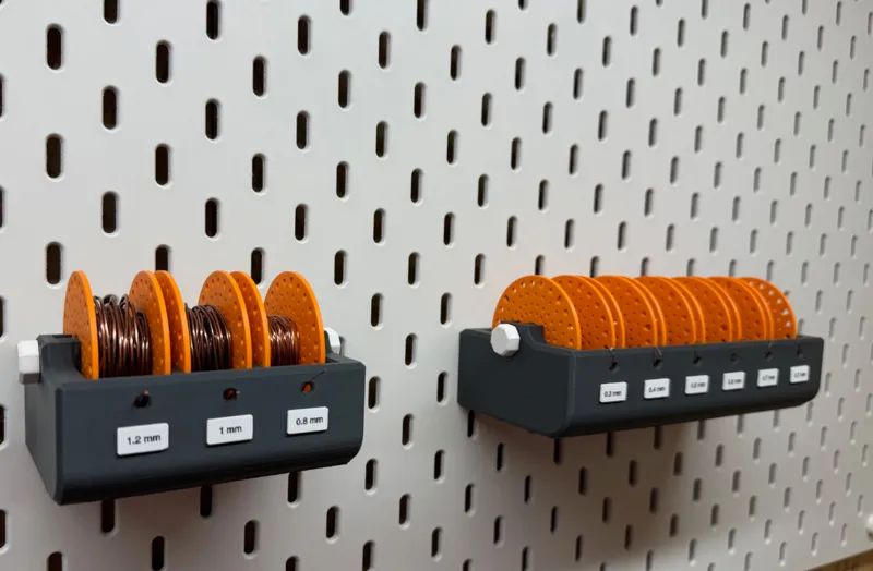 Wire spools dispenser-holder (Skadis available)
