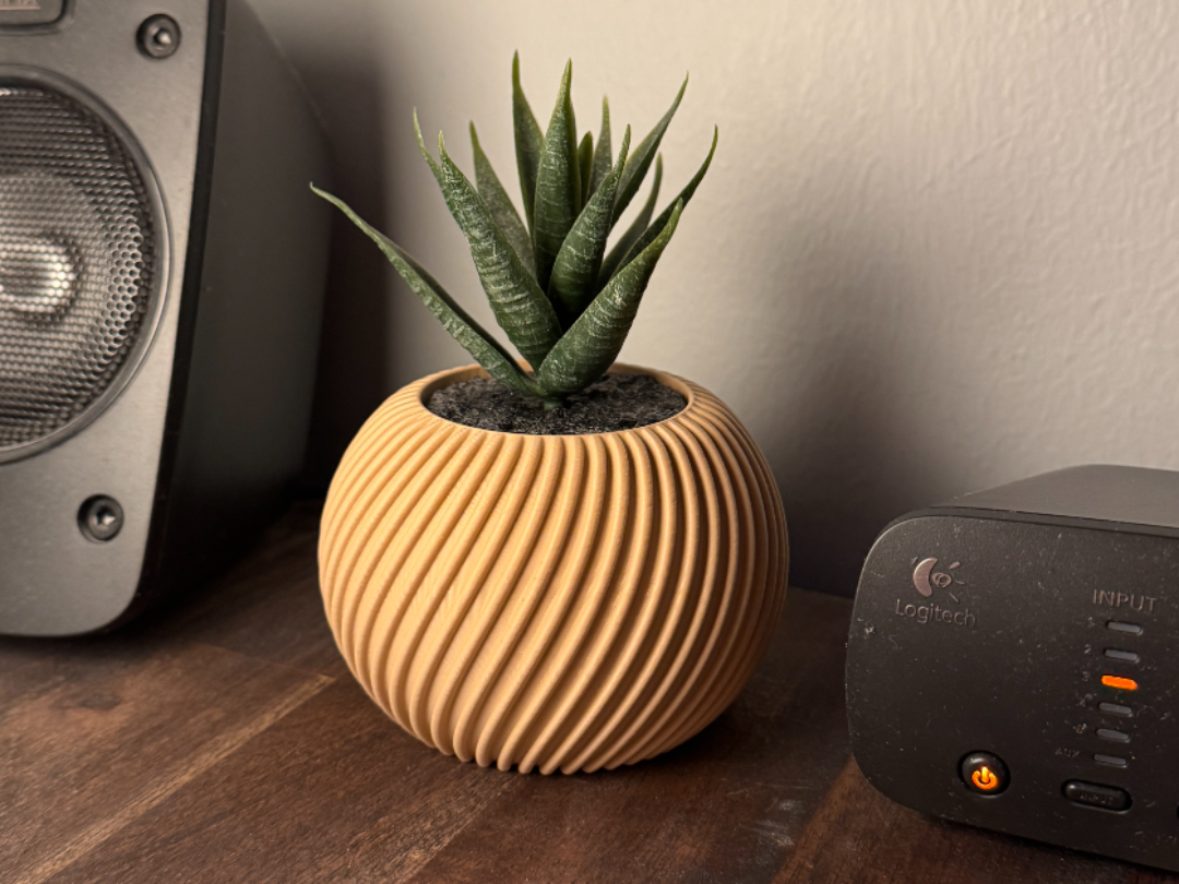 Spiral Bloom Planter