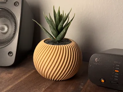 Spiral Bloom Planter