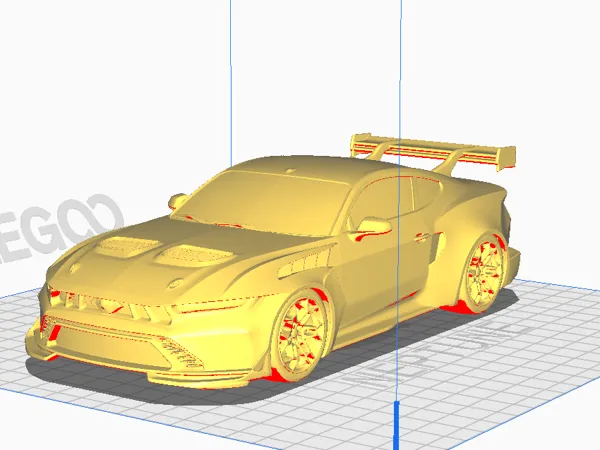 Maquette grand format Ford Mustang GTD