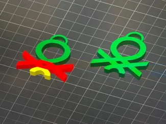 Benetton keychain - portachiavi