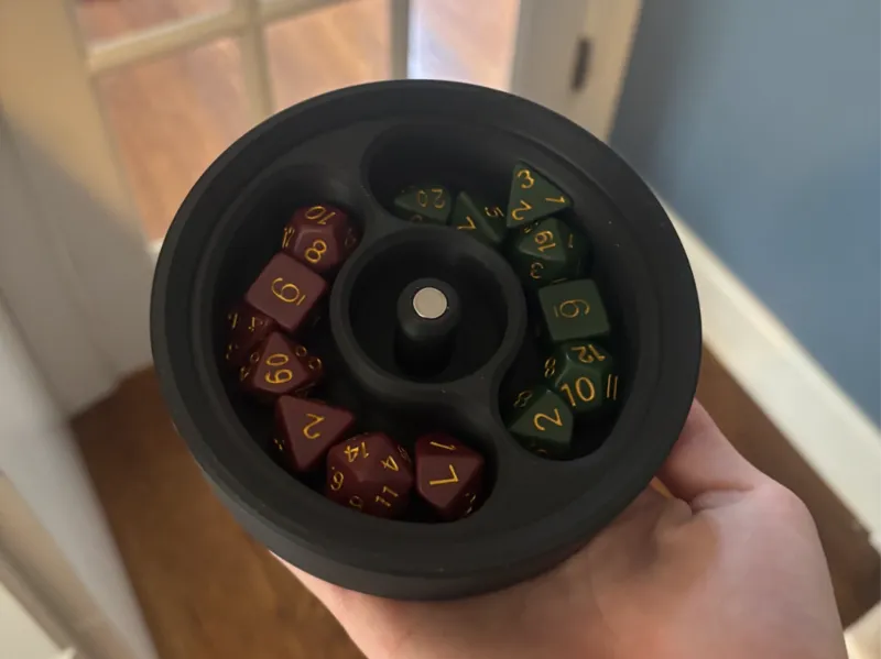 Magnetic Dice Holder for DND (TTRPG)