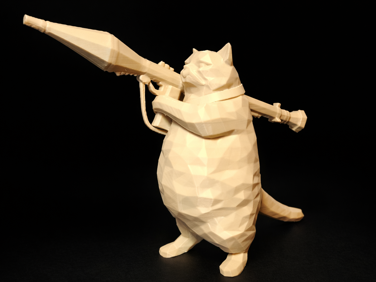 RPG Cat - gatto con lanciarazzi