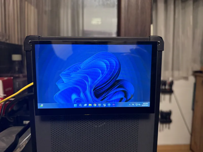 Jonsbo C6 Bigtreetech 7 inch display