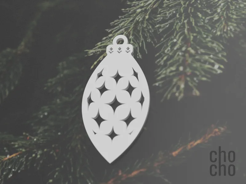 Ornament Christmas Tree Elliptic (6)
