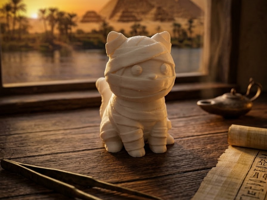 Mummy Cat 3D model