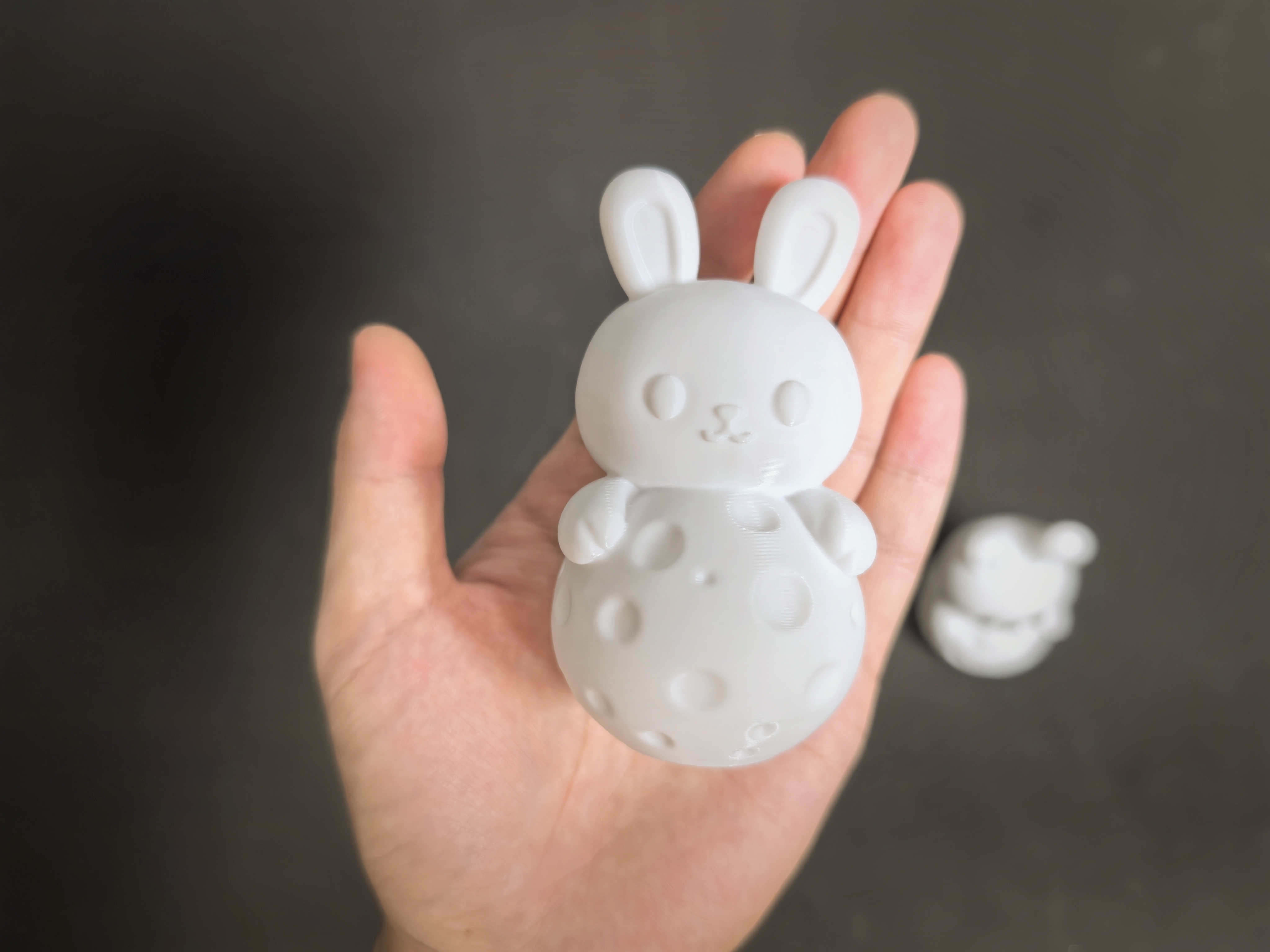 Miniatura 1 do modelo 3D 中秋月兔摆件（30g）