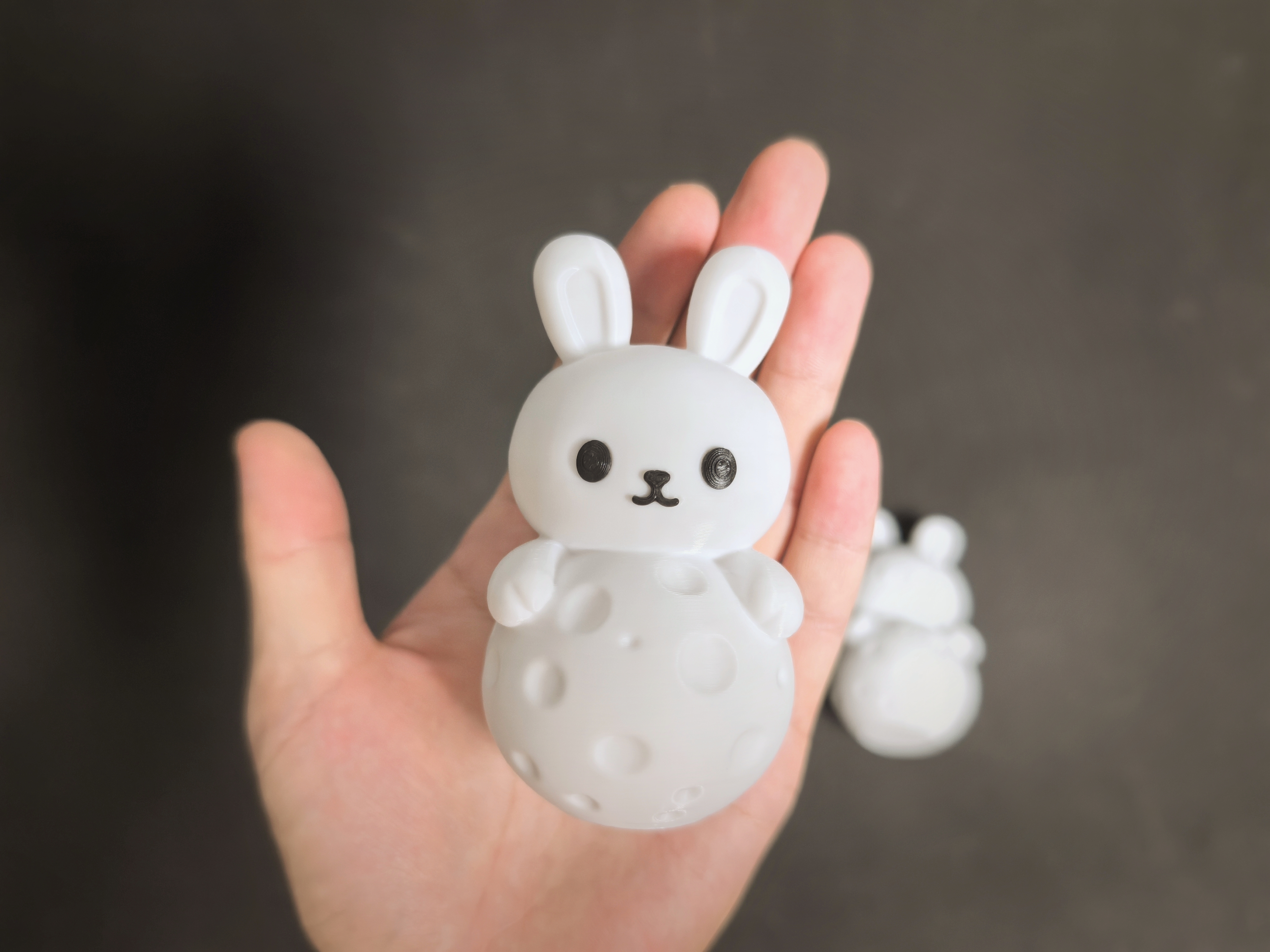 Miniatura 2 do modelo 3D 中秋月兔摆件（30g）