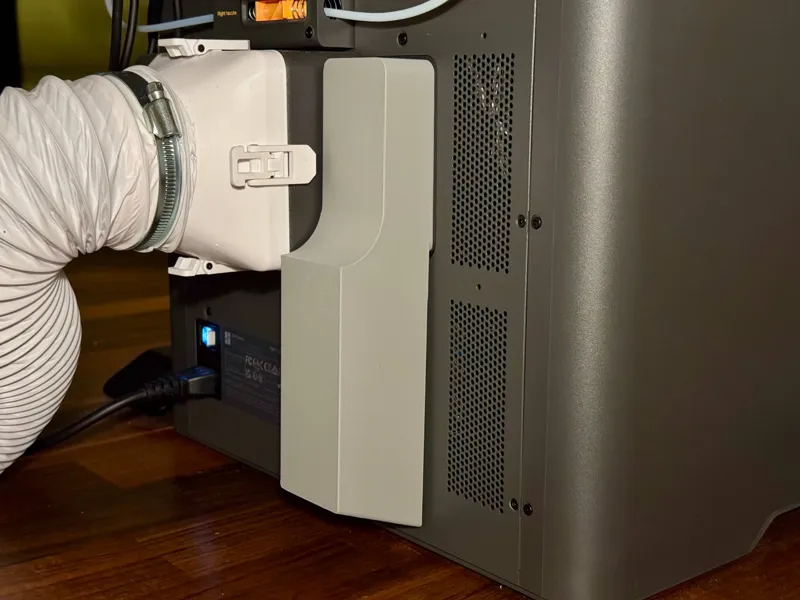 X2D poop chute, sealed, exhaust compatible