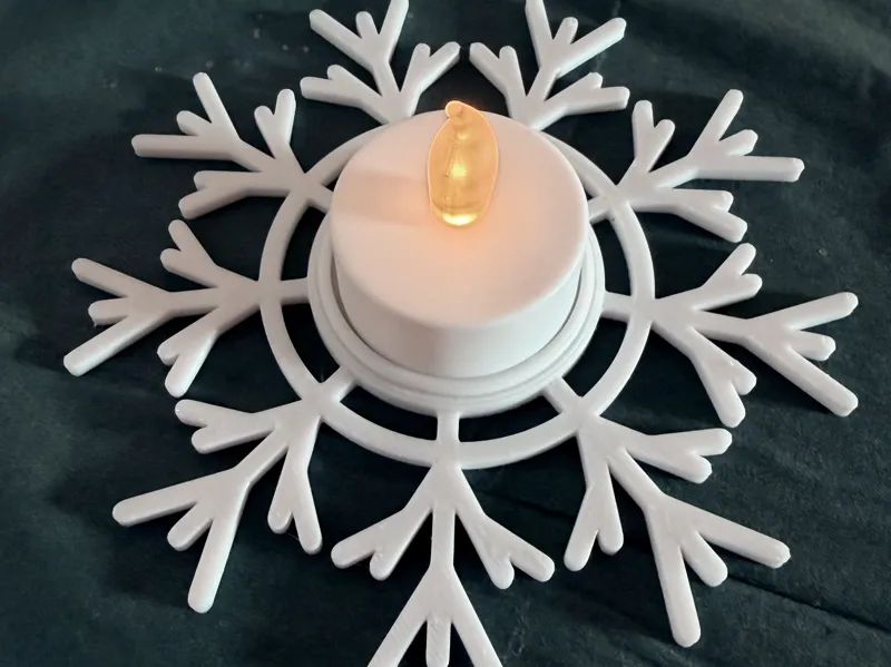Winter Teelichthalter