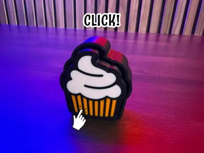Kawaii Cupcake Fidget Clicker – Satisfying