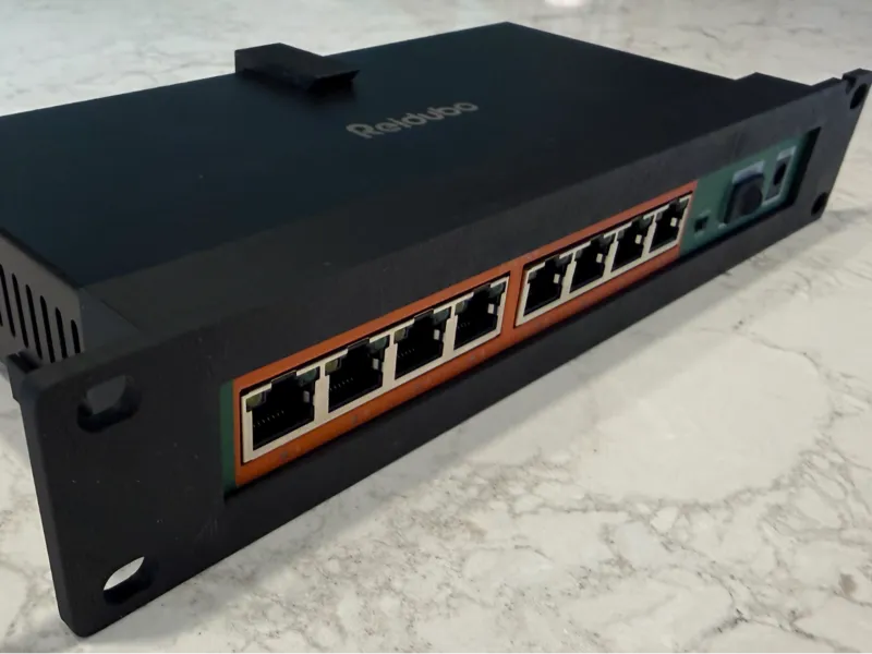 10 inch Rack Mount for Reidubo 9 Port Switch