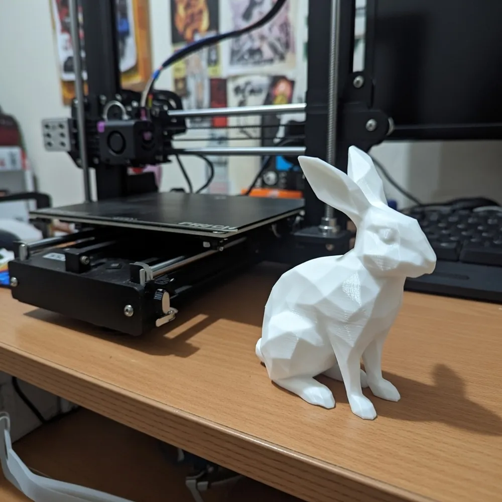 Ultra Low Poly Rabbit v2 - Free 3D Print Model - MakerWorld